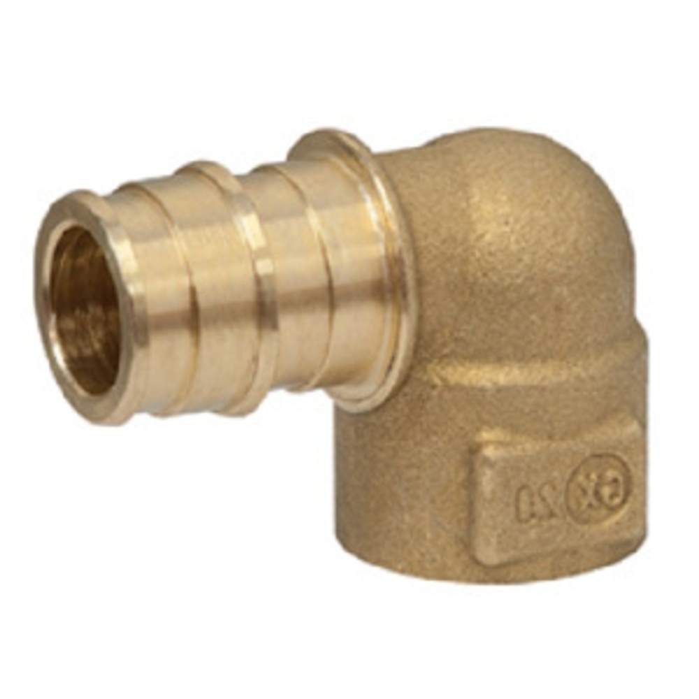 Угольник 90° с внутренней резьбой для системы GX, 20x1/2"F