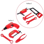 Набор инструментов «Стройка», 4 предмета, 30*15,5 см, пакет, в ассортименте