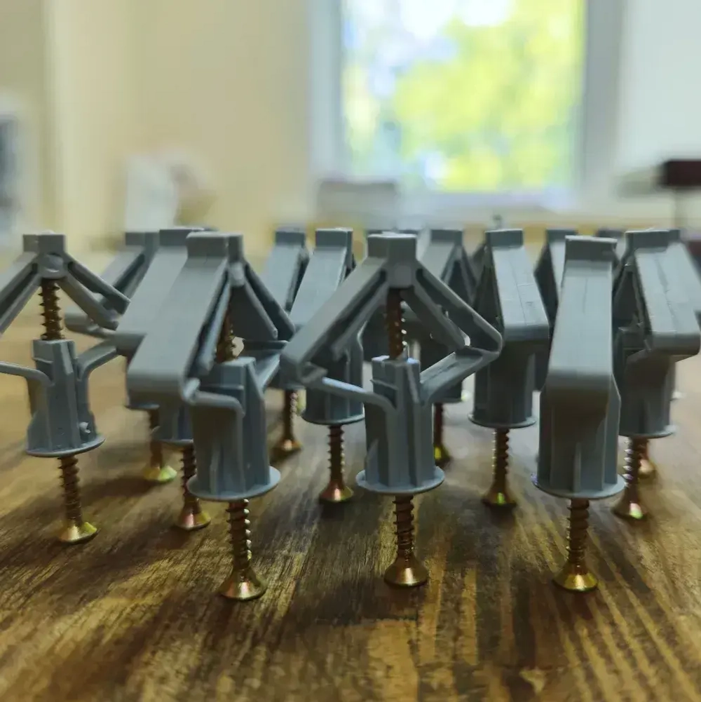 Набор ДЮБЕЛЬ+САМОРЕЗ (Дюбель-бабочка 10*50-20шт., Саморез универсальный 3,5*50-20шт.)