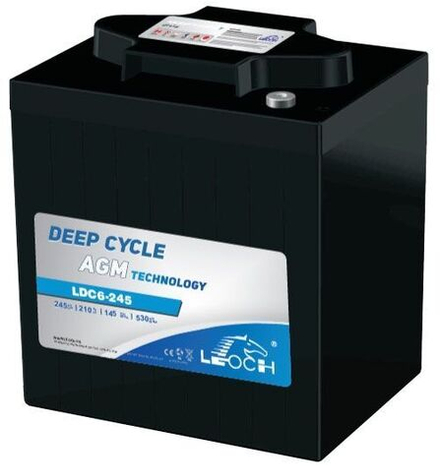Тяговый аккумулятор LEOCH UniPLUS LDC6-245
