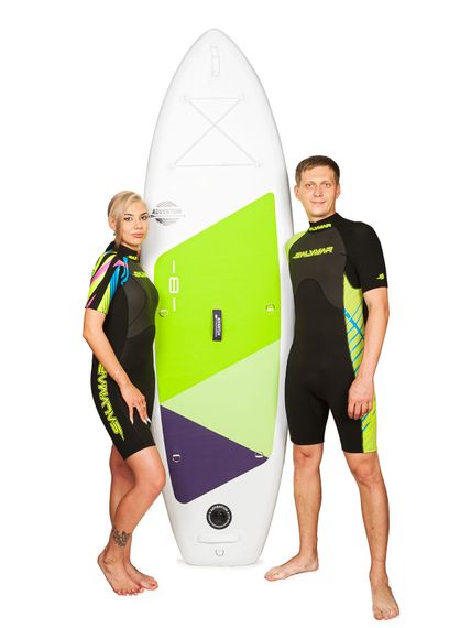 Короткий женский гидрокостюм для серфинга Salvimar Riviera Short lady 3 мм