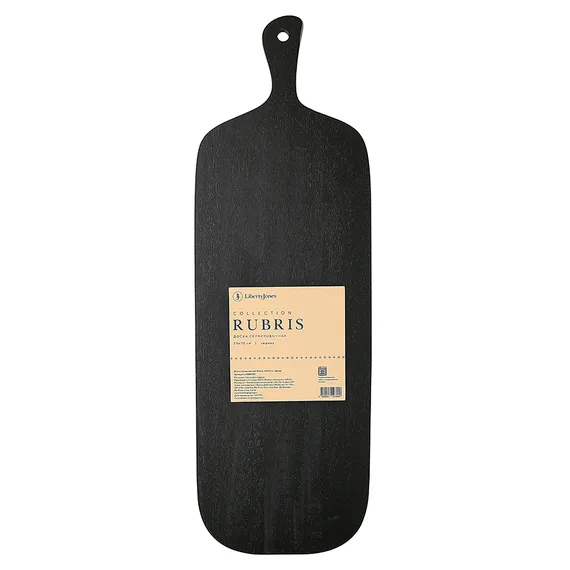 Доска сервировочная rubris, 23х70 см, черная