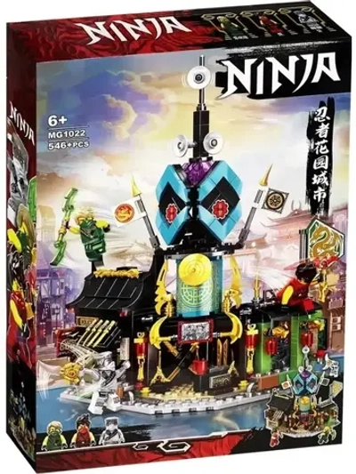 Конструктор Ниндзя "Сады Ниндзяго - Сити" 546 деталей