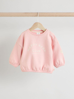 Свитшот и легинсы в комплекте для малышей Next AA6-493, Розовый, Песочный