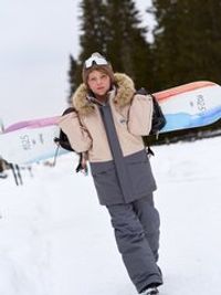Костюм зимний с системой роста "Графит" 7+