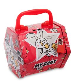 GAEM Art BX- 30/3 Металлическая копилка «Сундучок»