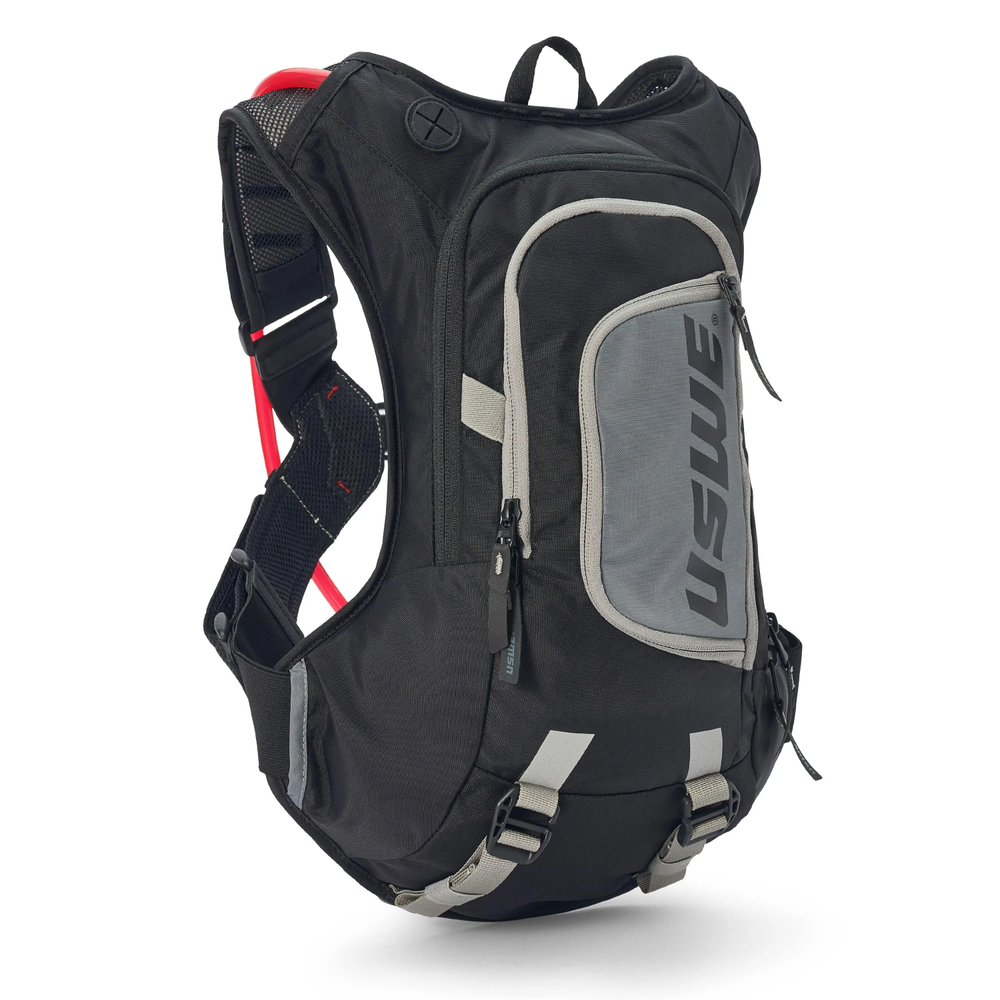 Рюкзак-гидропак USWE RAW 12L Hydration Pack (3L), Carbon Black 2026, Race Fit (84-110)