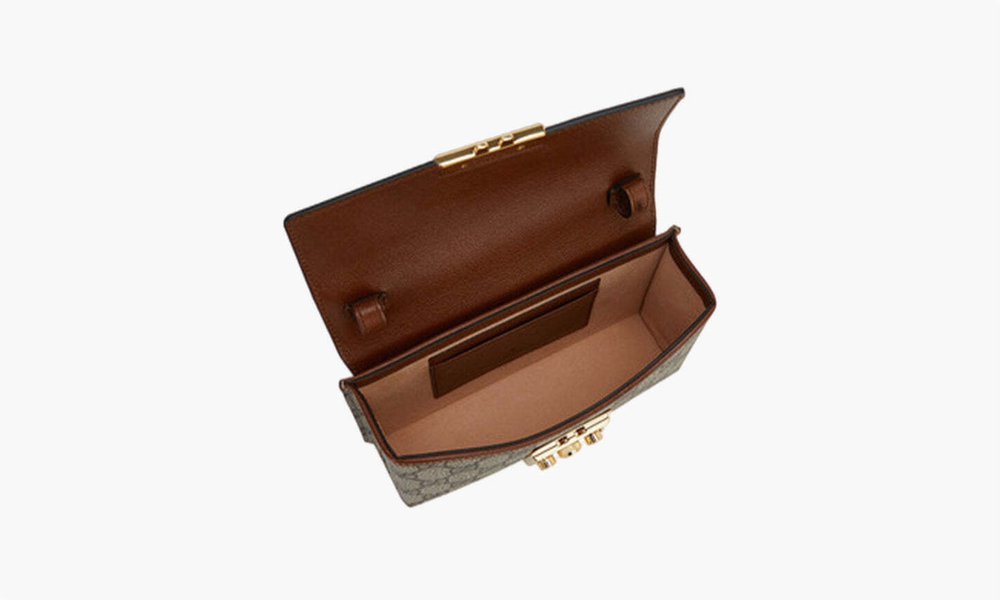 Сумка Gucci Padlock GG MINI Bag "Beige/Ebony"