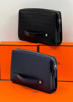 Клатч Hermes из кожи крокодила