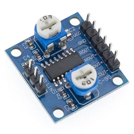 Цифровой усилитель мощности 2*5Вт PAM8406 c регулировкой громкости