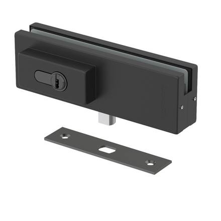 Замок для стеклянной двери Range.GL.L10 BL