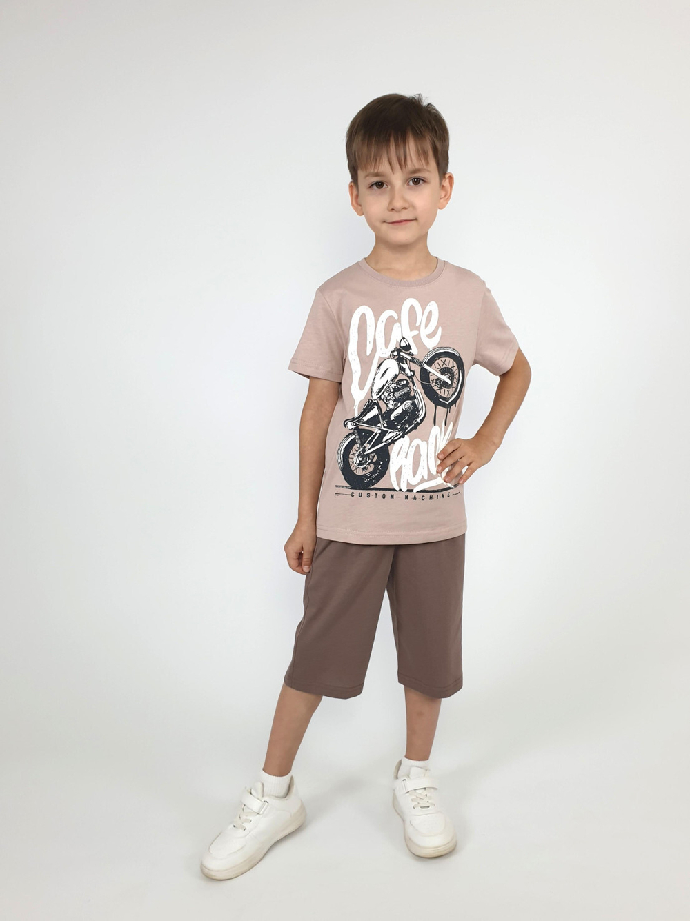 01-154-5 Комплект для мальчика (джемпер+шорты)