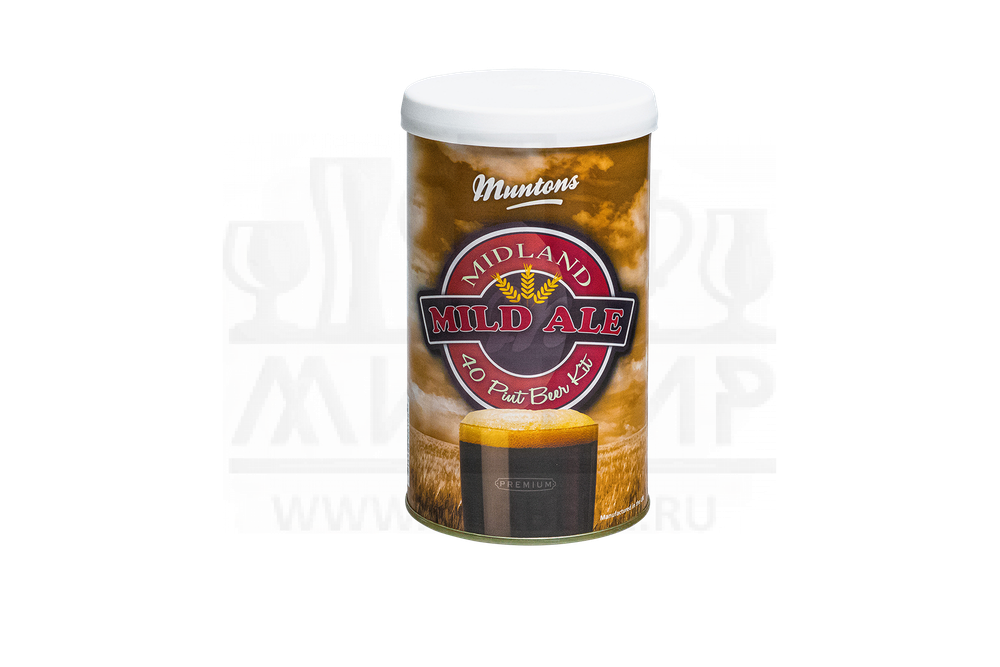 Солодовый экстракт Muntons "Midland Mild", 1,5 кг