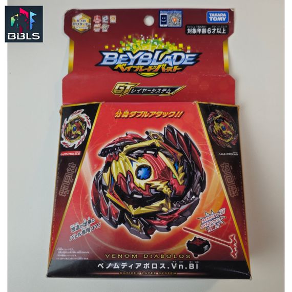 Волчок и лаунчер Venom Diabolos Vanguard Bullet B145 от Takara Tomy