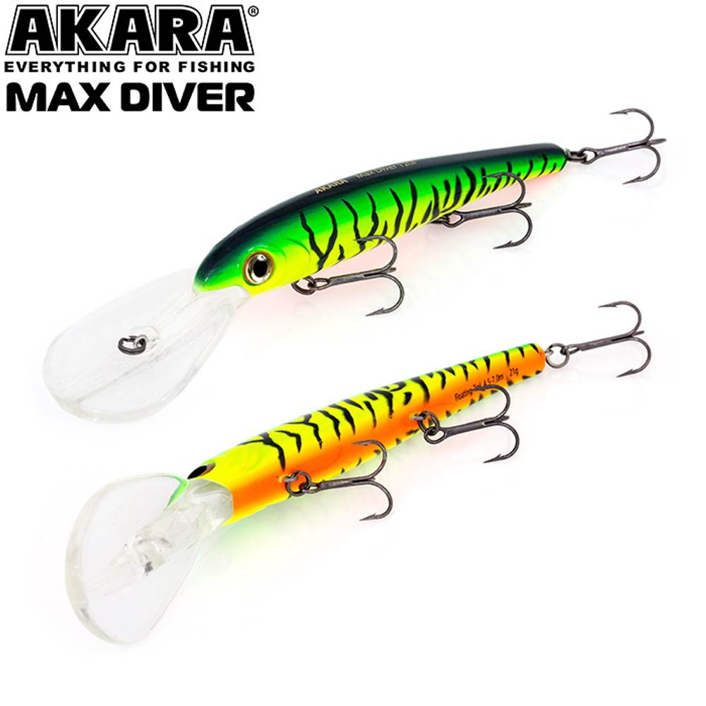 Воблер Akara Max Diver 120F 21 гр. (3/4 oz 4,7 in) A68