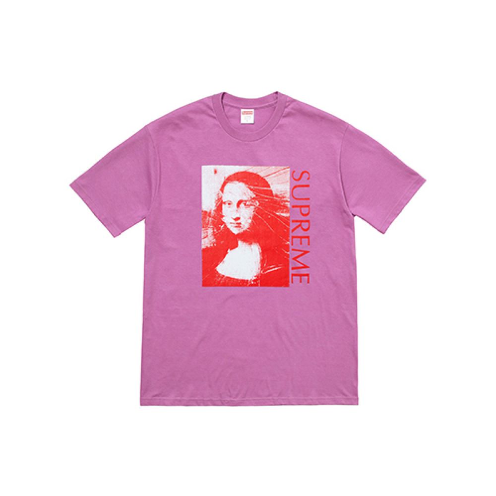 Supreme SS18 Mona Lisa Tee Light Purple T