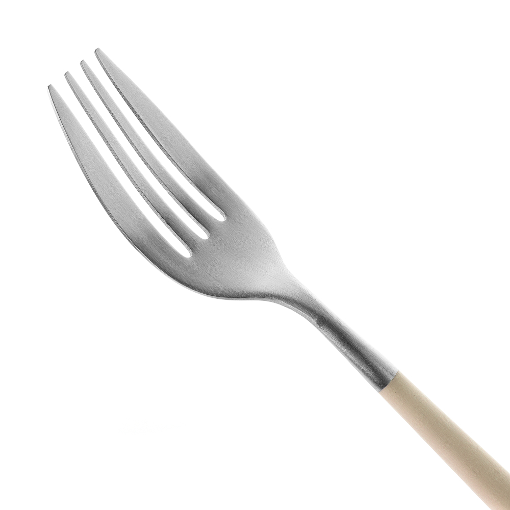 Набор столовых приборов на 6 персон 24 предмета Cutipol Mio matte ivory в подарочной упаковке