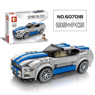 Конструктор "Гоночная машина" SEMBO BLOCK Famous Car