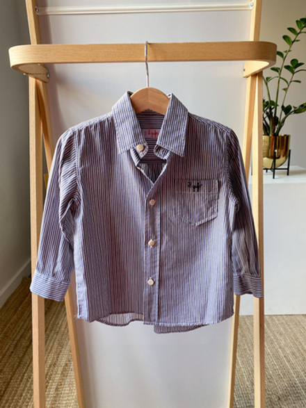 Новая хлопковая рубашка Il Gufo, 98