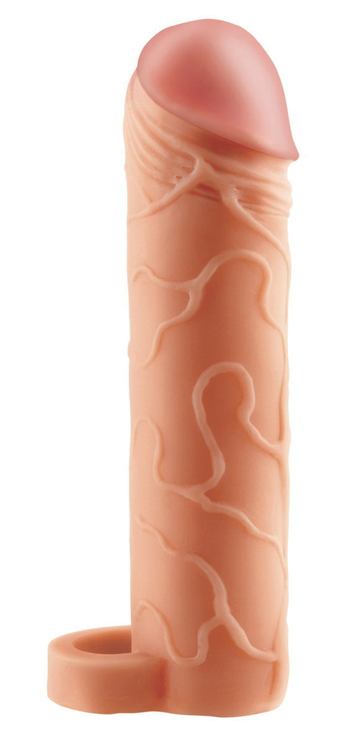 Насадка на пенис Pipedream Perfect 1 Extension – с кольцом, 17 см