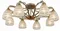 85531/8A OLO SILVER+YELOW BRONZE (1) Люстра