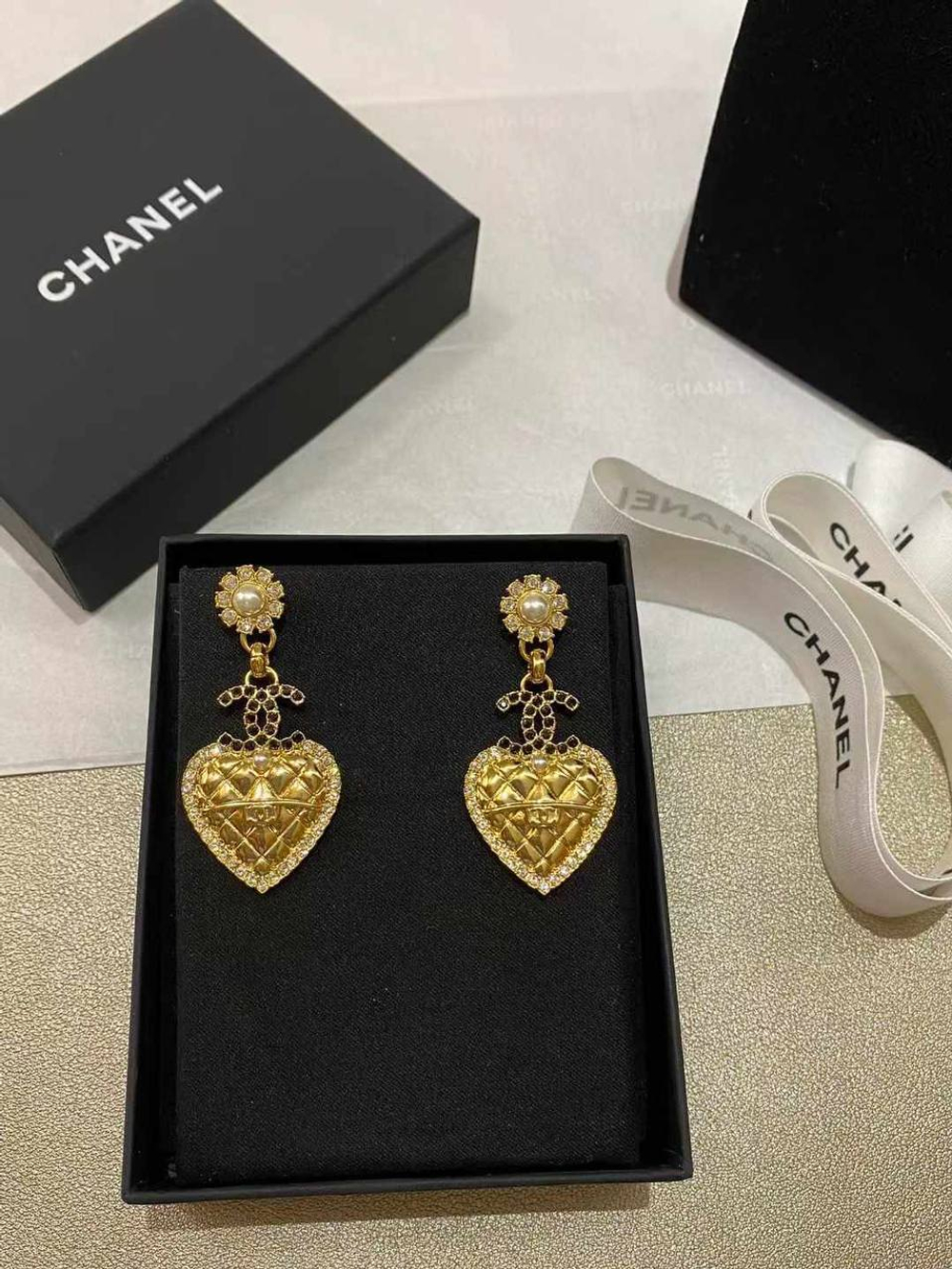 Серьги CHANEL