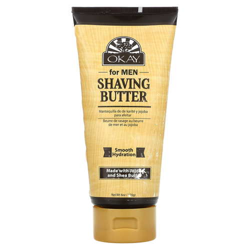 Okay Pure Naturals, Для мужчин, масло для бритья, 170 г (6 унций)