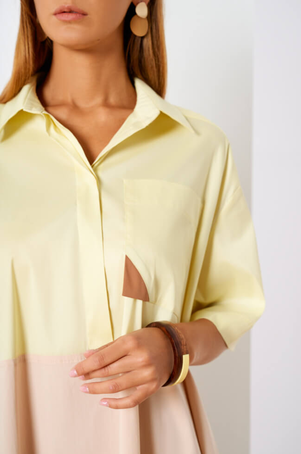 51290 Платье женское (триколор)