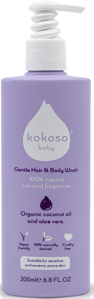 Kokoso Baby гель для мытья тела и волос парфюмированный Kids