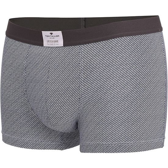 Мужские трусы боксеры темно-синие с узором Tom Tailor 70445/1204 636