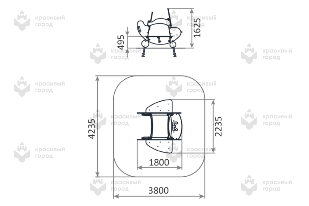Игровой комплекс Самолет для детей с ОВ
