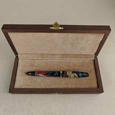 Коллекционная ручка роллер Aurora "Москва" с ручной росписью в футляре