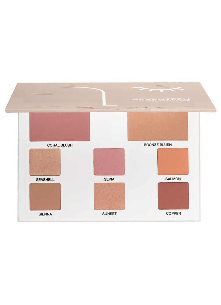 Seventeen Палетка для макияжа Pastel Total Look Palette, 13,2 гр