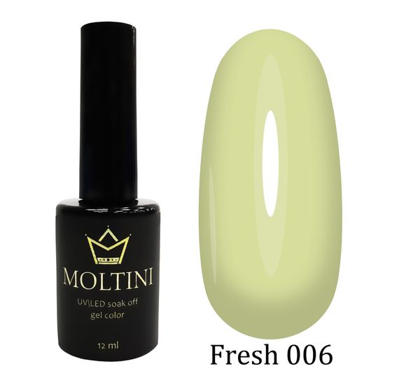 Гель-лак Moltini Fresh 006, 12 ml
