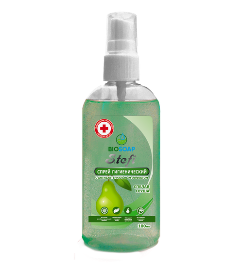 Спрей для рук АНТИБАКТЕРИАЛЬНЫЙ ЭФФЕКТ STEFI, 100мл