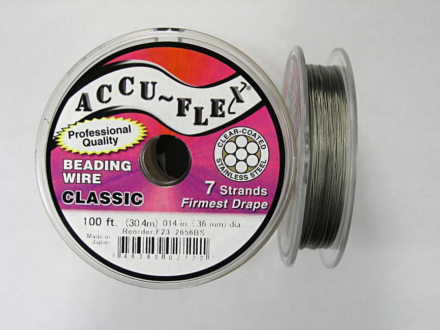 Ювелирный тросик Accu-Flex, 0,36 мм, 7 струн, цвет 