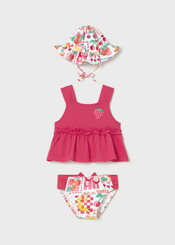 майка с плавками и панамкой