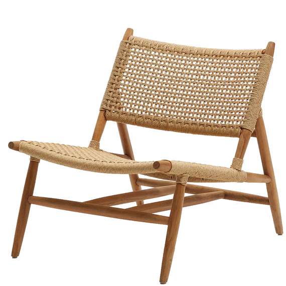 Плетеное кресло Codolar из массива тика | La Forma | Испания