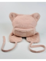 шапка зимняя вязаная с ушками ангора