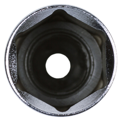 Головка свечная шестигранная 1/2&quot;, 16 мм, резиновый фиксатор KING TONY 463516R