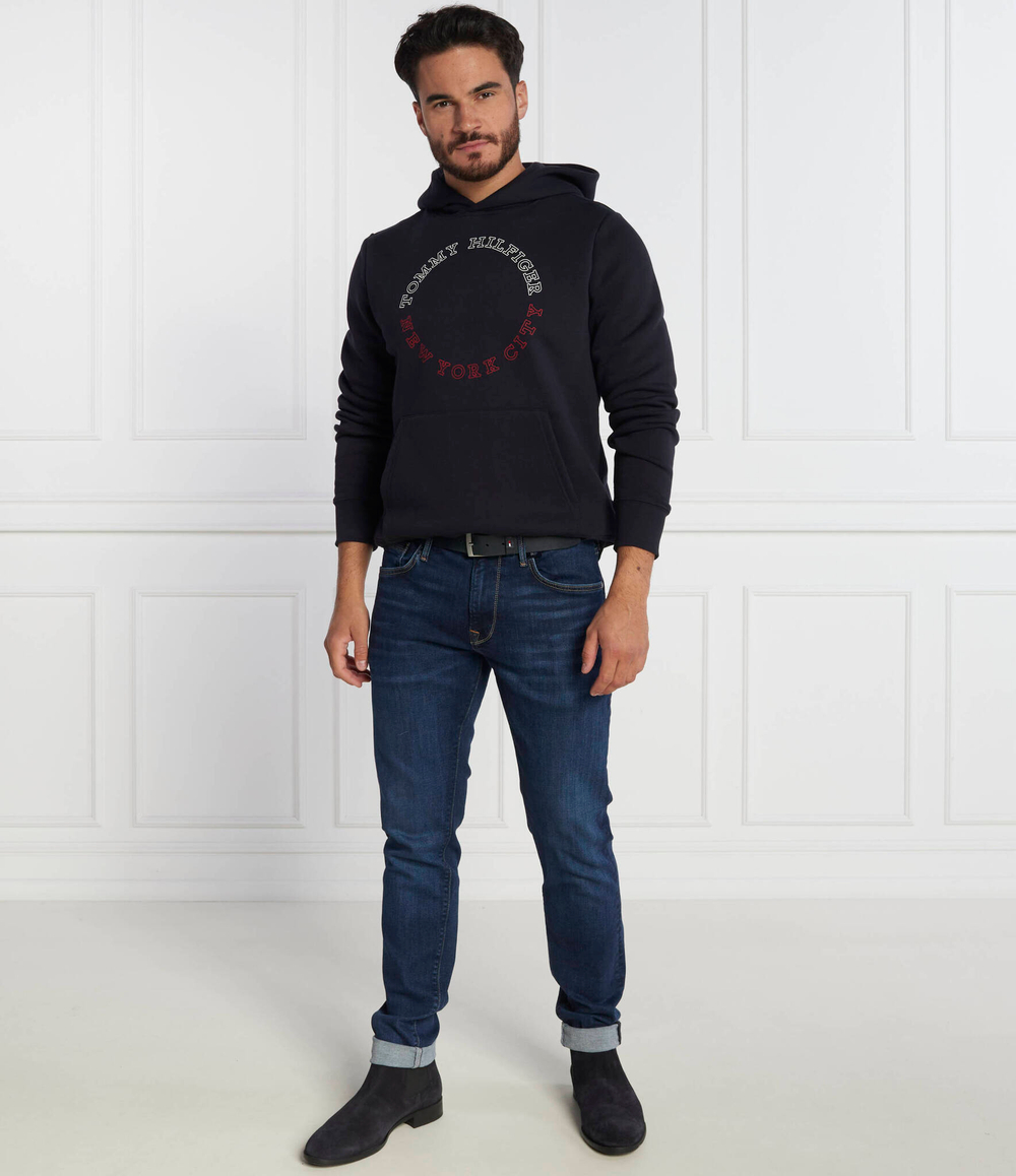 Худи MONOTYPE ROUNDALL Tommy Hilfiger - темно-синий(MW0MW32655)