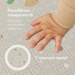 Складной игровой развивающий коврик детский Soft Floor (Софт Флур) Stone