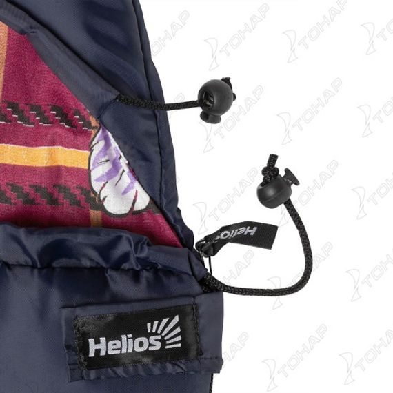 Спальный мешок Helios БАТЫР СОК-3 (220*70) синий (синтепон)