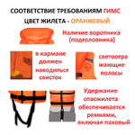 Жилет спас. детский "Посейдон" (до 35 кг)