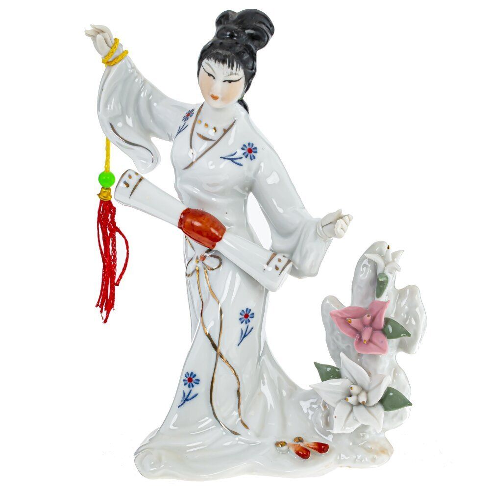 GAEM Фигурка декоративная "Гейша" (блок 4 шт), L11,5 W6,5 H15 см, 4в.