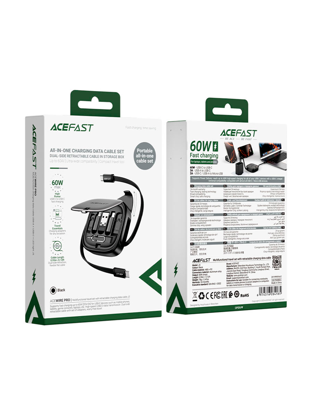 Кабель для зарядки и передачи данных ACEFAST J3
