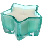 Свеча в стакане «Звездная ночь» 10,5*5,5 см, Изумруд