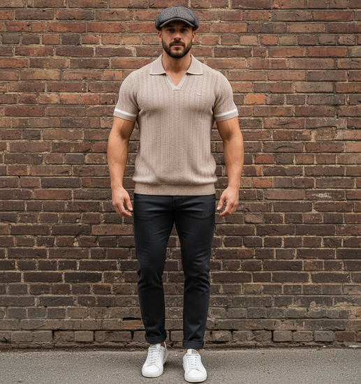 Футболка Поло из хлопка и льна MeleCL (Турция). Р-ры 46-52