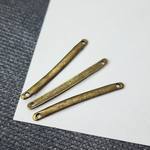 Коннектор палочка, 33мм, античная бронза, штучно