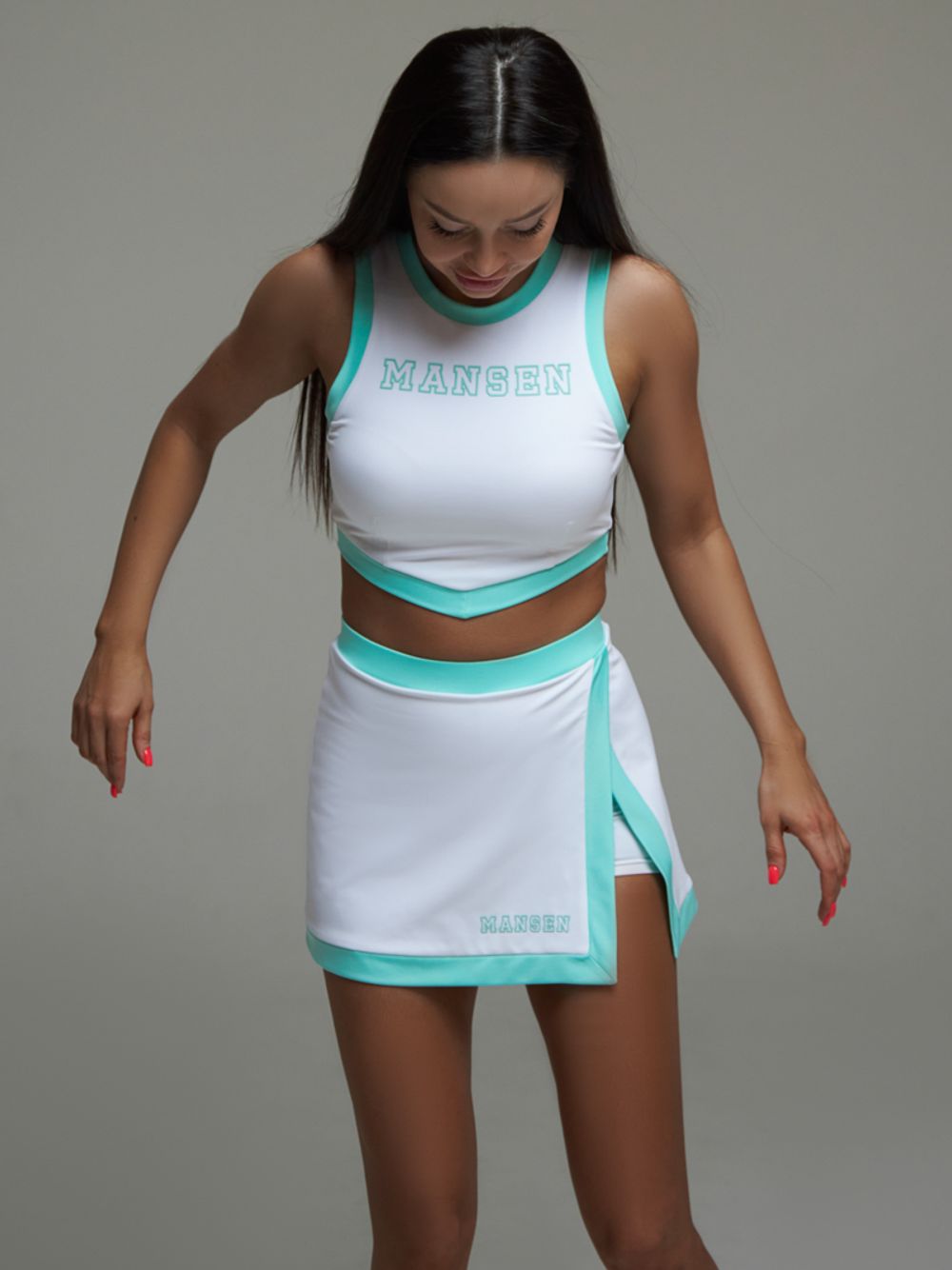 Юбка-шорты Cheerleading White